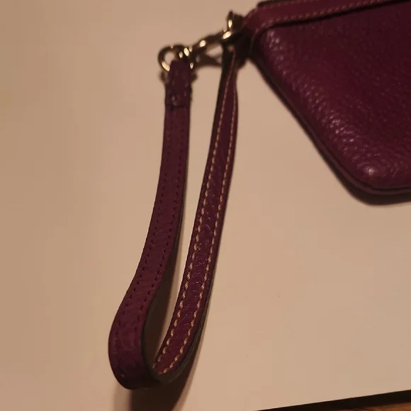 Dooney & Bourke Rich Purple Wristlet - Picture 6 of 7